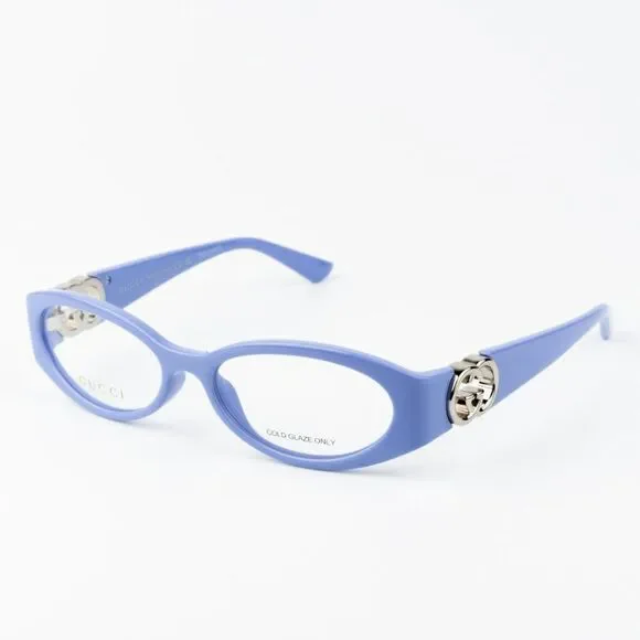NEW Gucci GG1693O 003 Violet Women Oval Eyeglasses GG 1693O - Picture 3 of 10
